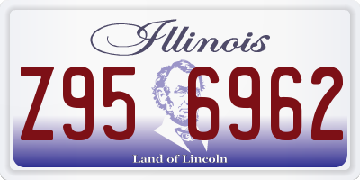 IL license plate Z956962