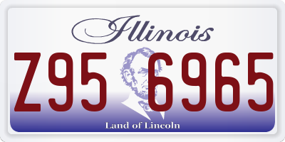 IL license plate Z956965