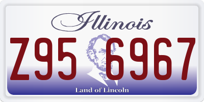 IL license plate Z956967