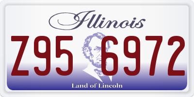 IL license plate Z956972