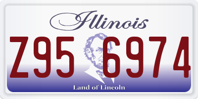 IL license plate Z956974
