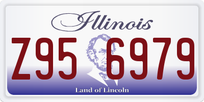 IL license plate Z956979