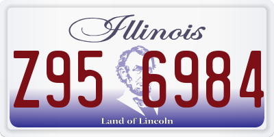 IL license plate Z956984