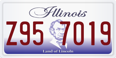 IL license plate Z957019
