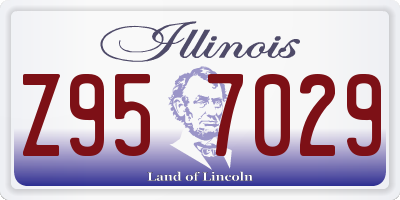 IL license plate Z957029