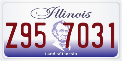 IL license plate Z957031