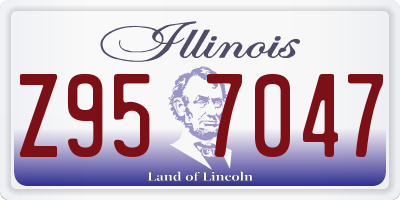 IL license plate Z957047