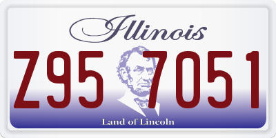 IL license plate Z957051