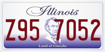 IL license plate Z957052