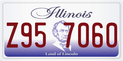 IL license plate Z957060