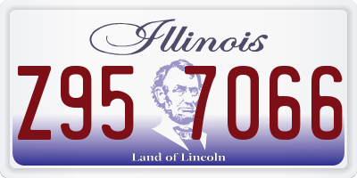 IL license plate Z957066