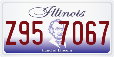 IL license plate Z957067