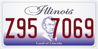 IL license plate Z957069