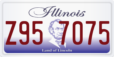 IL license plate Z957075