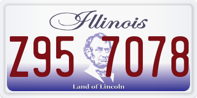IL license plate Z957078