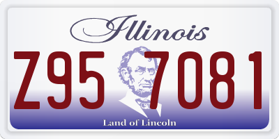 IL license plate Z957081