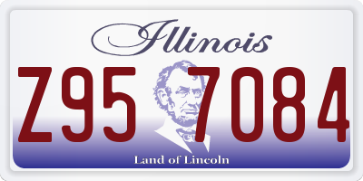 IL license plate Z957084