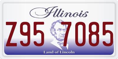 IL license plate Z957085