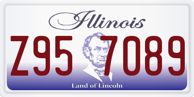 IL license plate Z957089