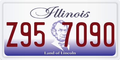 IL license plate Z957090
