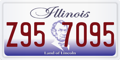 IL license plate Z957095