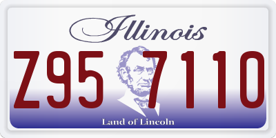 IL license plate Z957110