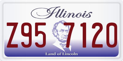 IL license plate Z957120