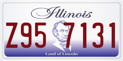 IL license plate Z957131