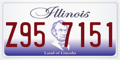 IL license plate Z957151