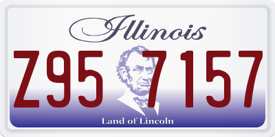 IL license plate Z957157