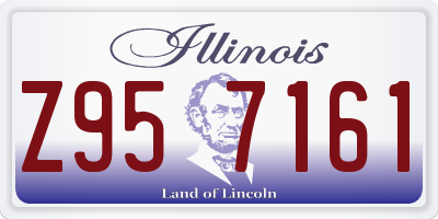 IL license plate Z957161