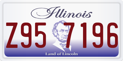 IL license plate Z957196