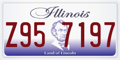 IL license plate Z957197