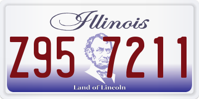 IL license plate Z957211