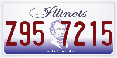 IL license plate Z957215