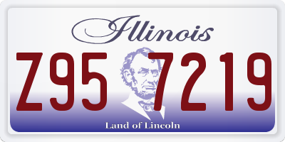 IL license plate Z957219