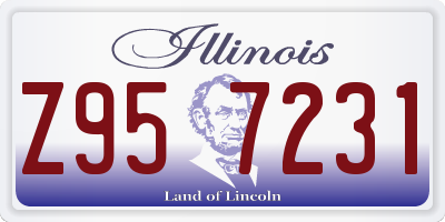 IL license plate Z957231