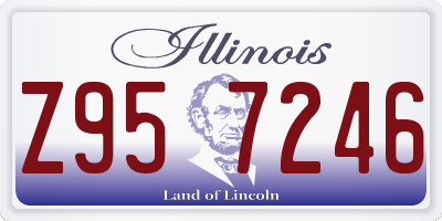 IL license plate Z957246