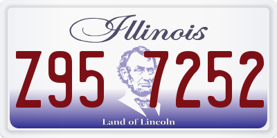 IL license plate Z957252