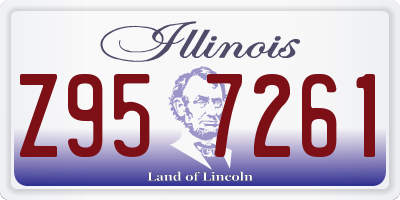 IL license plate Z957261