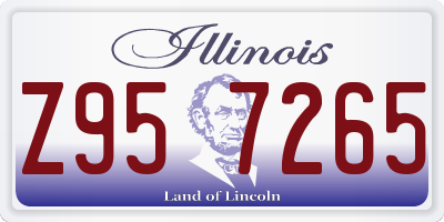 IL license plate Z957265