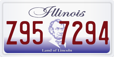 IL license plate Z957294