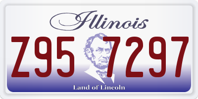 IL license plate Z957297