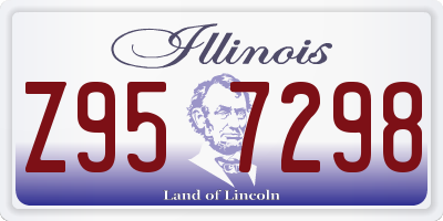 IL license plate Z957298