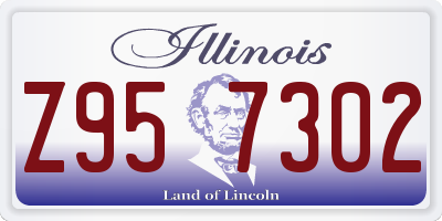 IL license plate Z957302