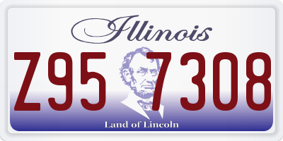 IL license plate Z957308