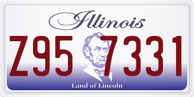IL license plate Z957331