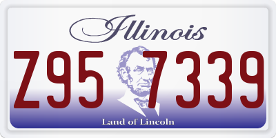 IL license plate Z957339