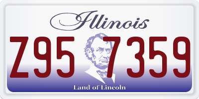IL license plate Z957359