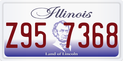 IL license plate Z957368